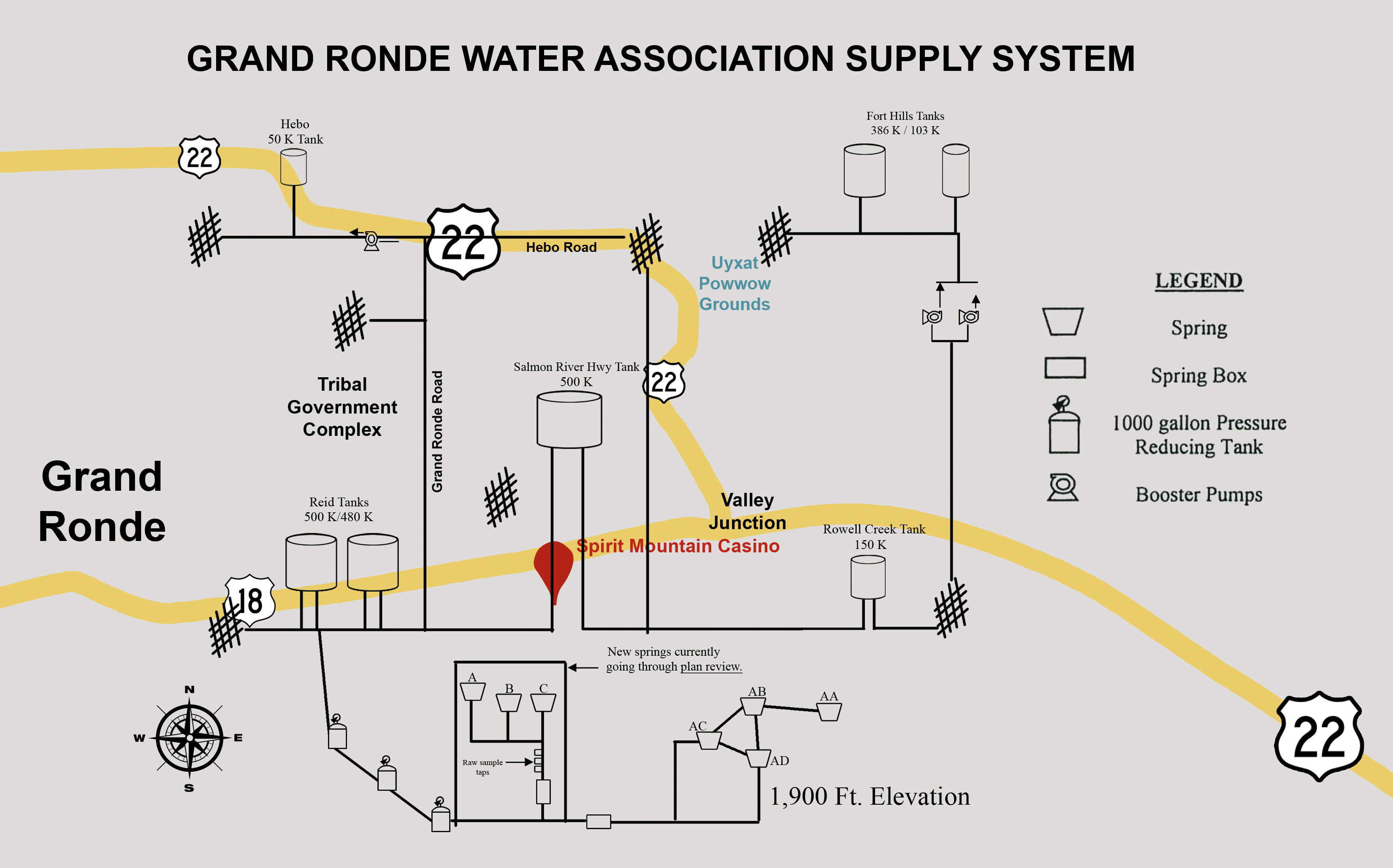 WATER SYSTEM MAP